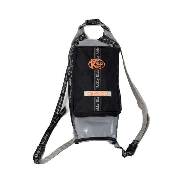 rallyrider bolsa para moto cassino cinza formato de mochila