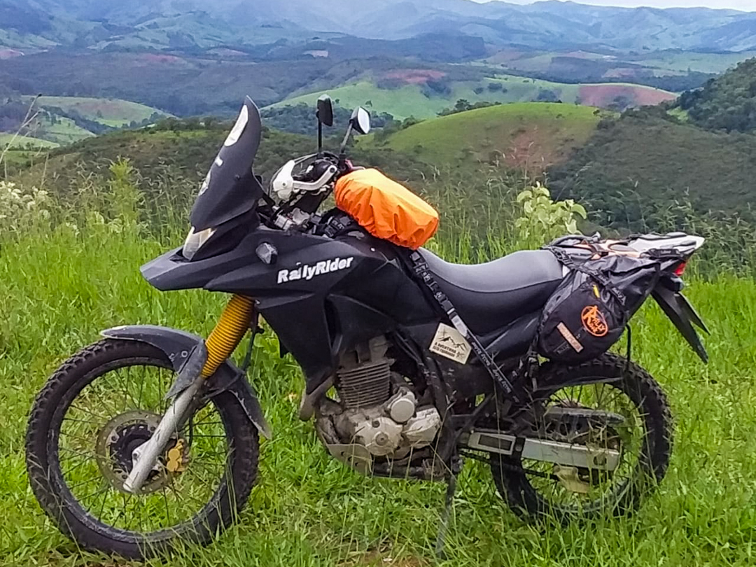 Bolsa de tanque para moto adventure na XRE300